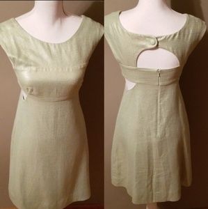 Anthropologie Dresses - Anthro Maeve-Light Green Metallic Dress Anthropologie Dresses - Anthro Maeve-Light Green Metallic Dress